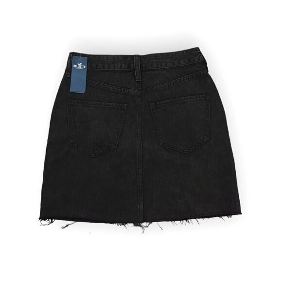 New Hollister Ultra High Rise Jean Denim Skirt Womens 3 - Picture 2 of 7